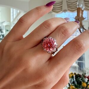 Elegant Pink Gemstone Ring